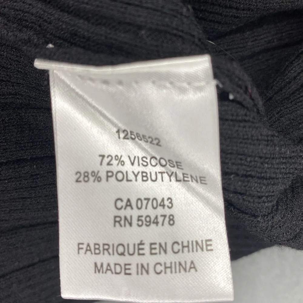 NWT House of Harlow 1960 Black Long Open Front Cardigan Size L - Picture 13 of 13